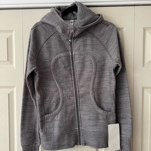 Lululemon zip up grey hoodie